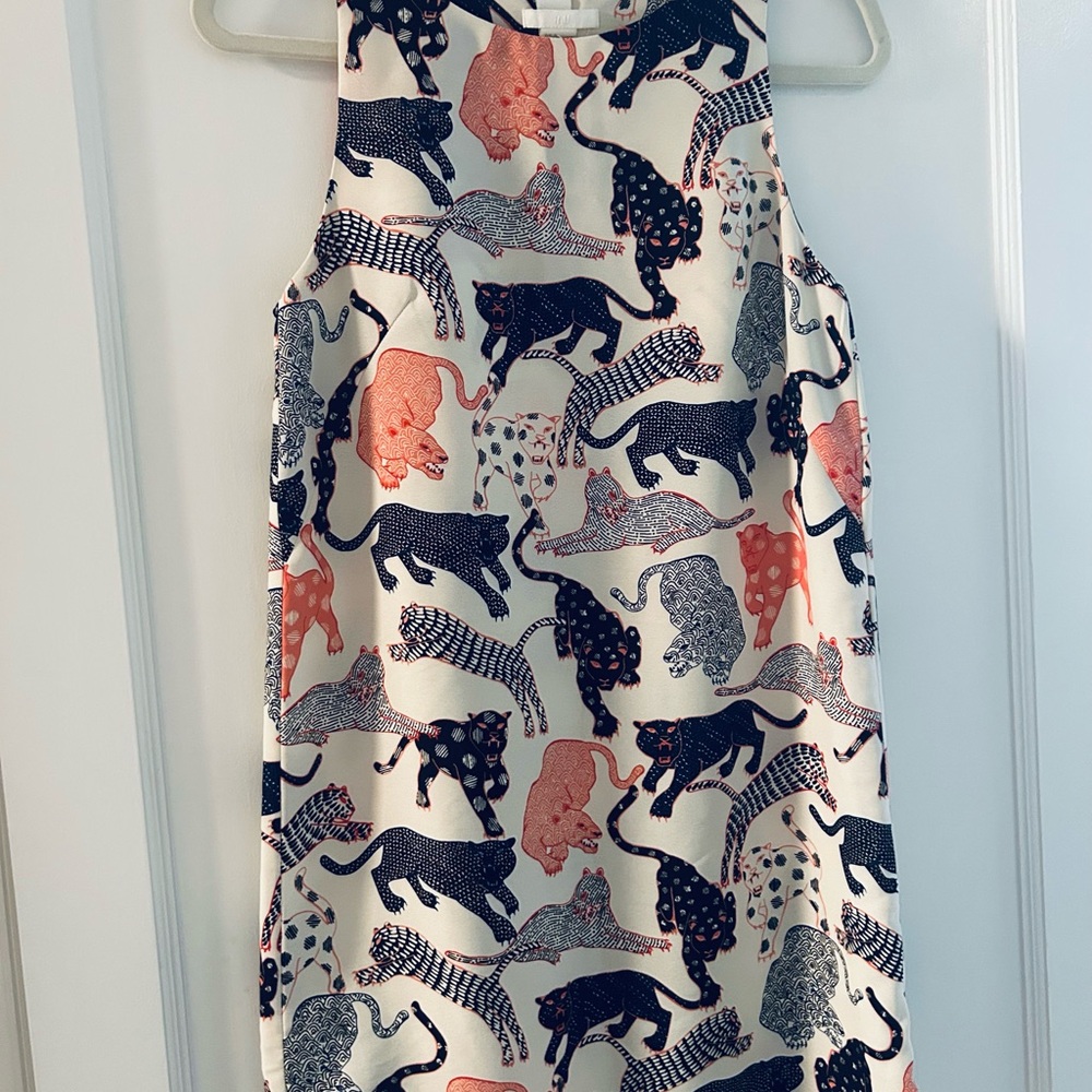 H&M Panther Print Sleeveless Dress
